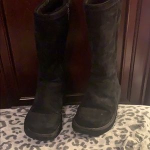 Tall black Uggs